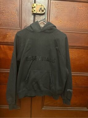 Essentials Black Hoodie